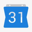 Google Calendar logo, one of the Claris Connect integration that Adimea offers, part of the Claris FileMaker platform.